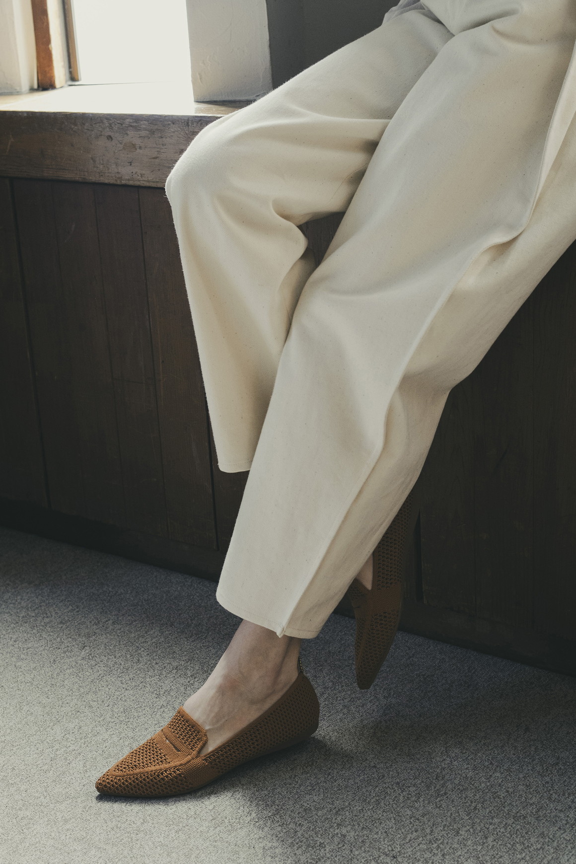 靴 offen pointed-FRIN / BEIGE & BLACK pointed-FRIN / BLACK & BEIGE | Offen